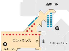 エントランスホール地図