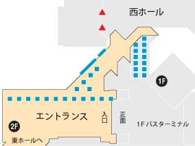 西4ホール特大タペストリー地図